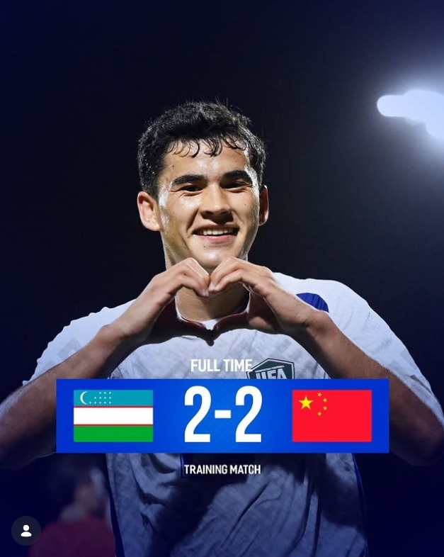 九游体育正规吗-东体：卡里莫夫对阵国足打进绝平球，此前U23亚洲杯对中国队失点